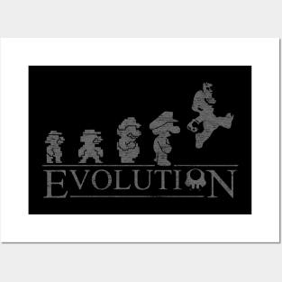 evolution game Posters and Art